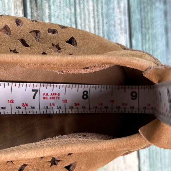 Arche Lily Ballerina Flats Womens 6 Brown Nubuck Calfskin Leather Slip On Shoes - Picture 7 of 10